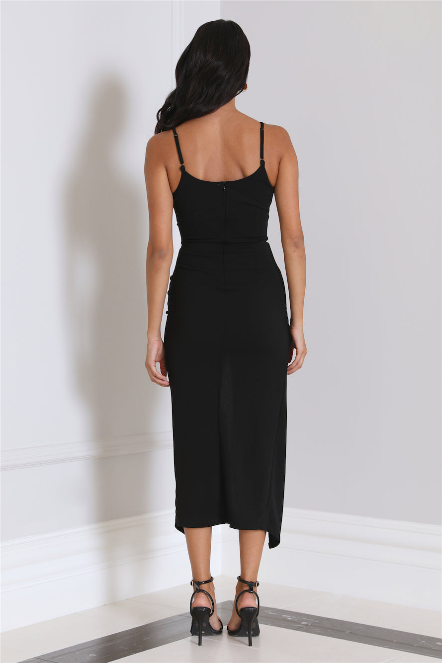 Szn Style Midi Dress Black