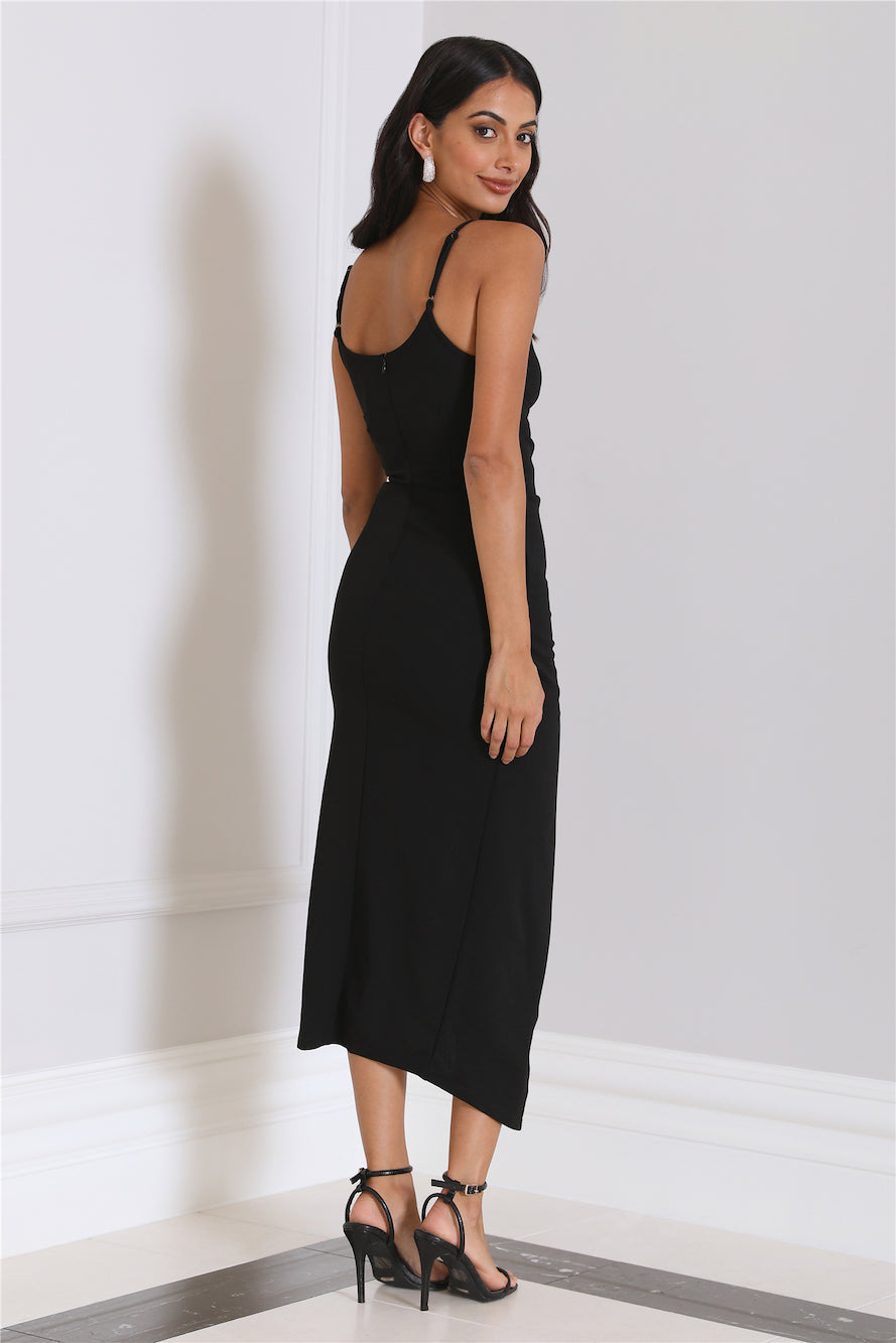 Szn Style Midi Dress Black