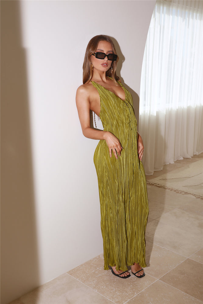 Moment Of Style Maxi Dress Green