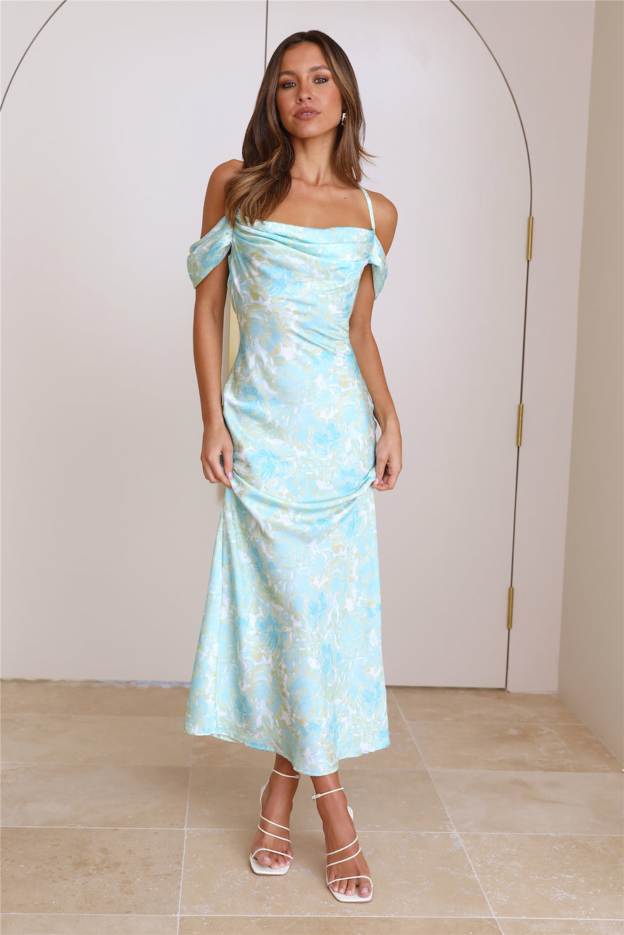 Feeling The Love Maxi Dress Green