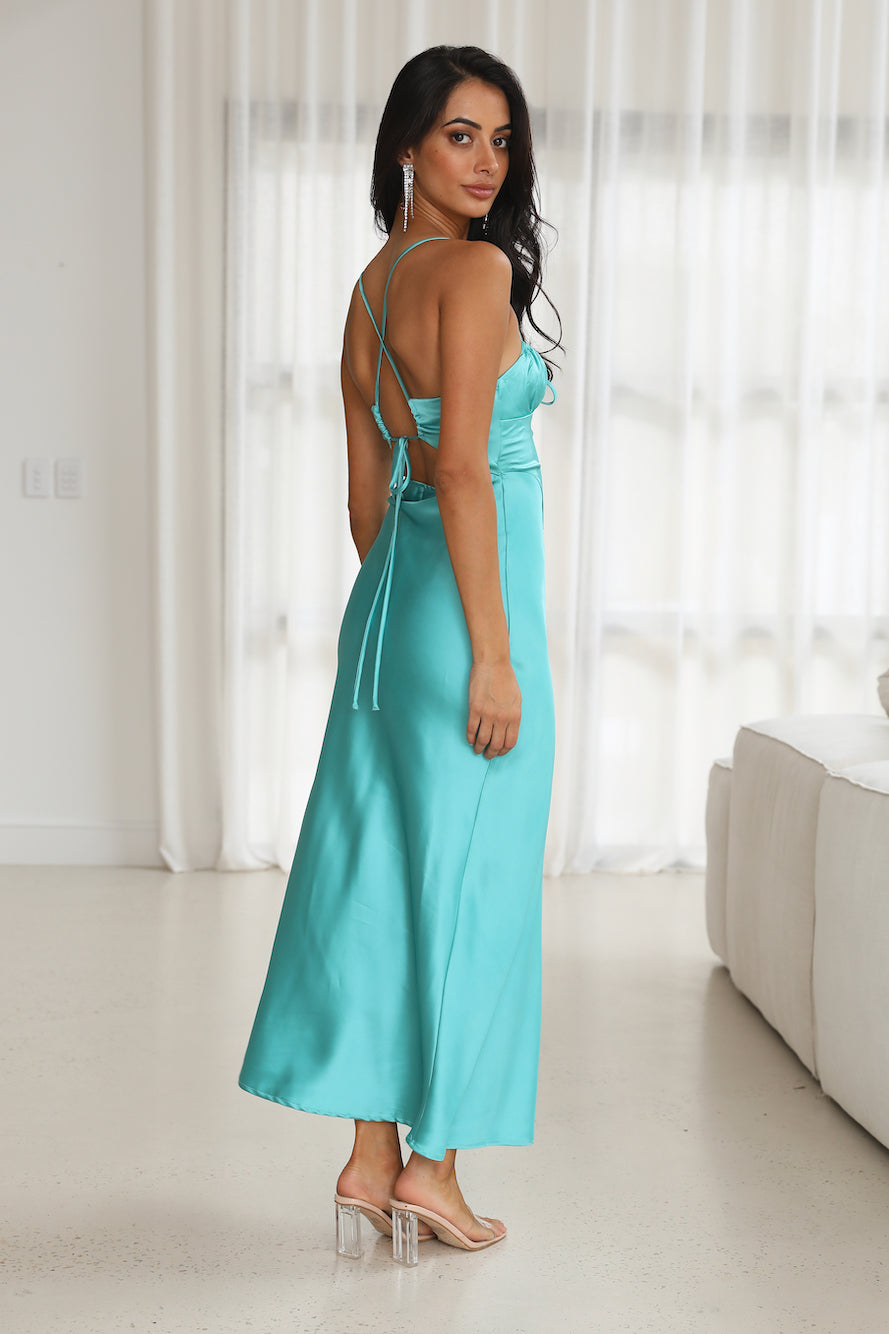 Fave Passages Midi Dress Teal