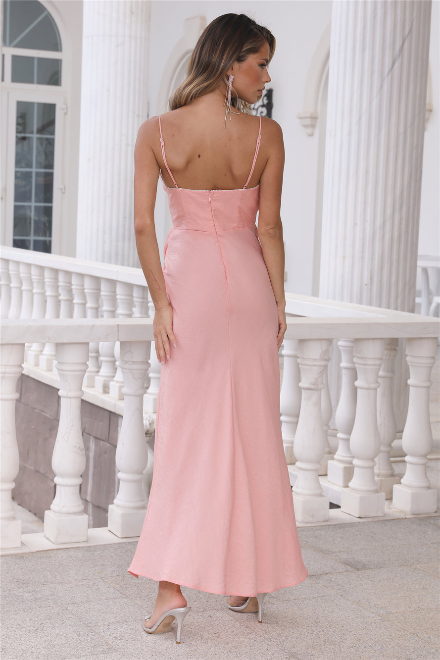 Best Dressed List Maxi Dress Apricot