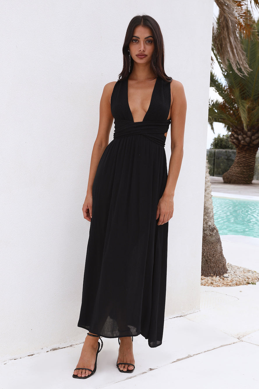 Free Me Maxi Dress Black