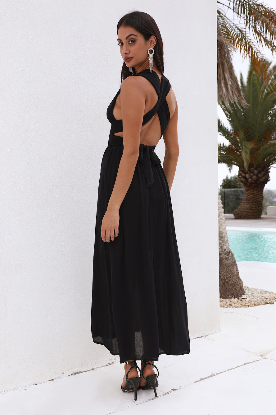 Free Me Maxi Dress Black