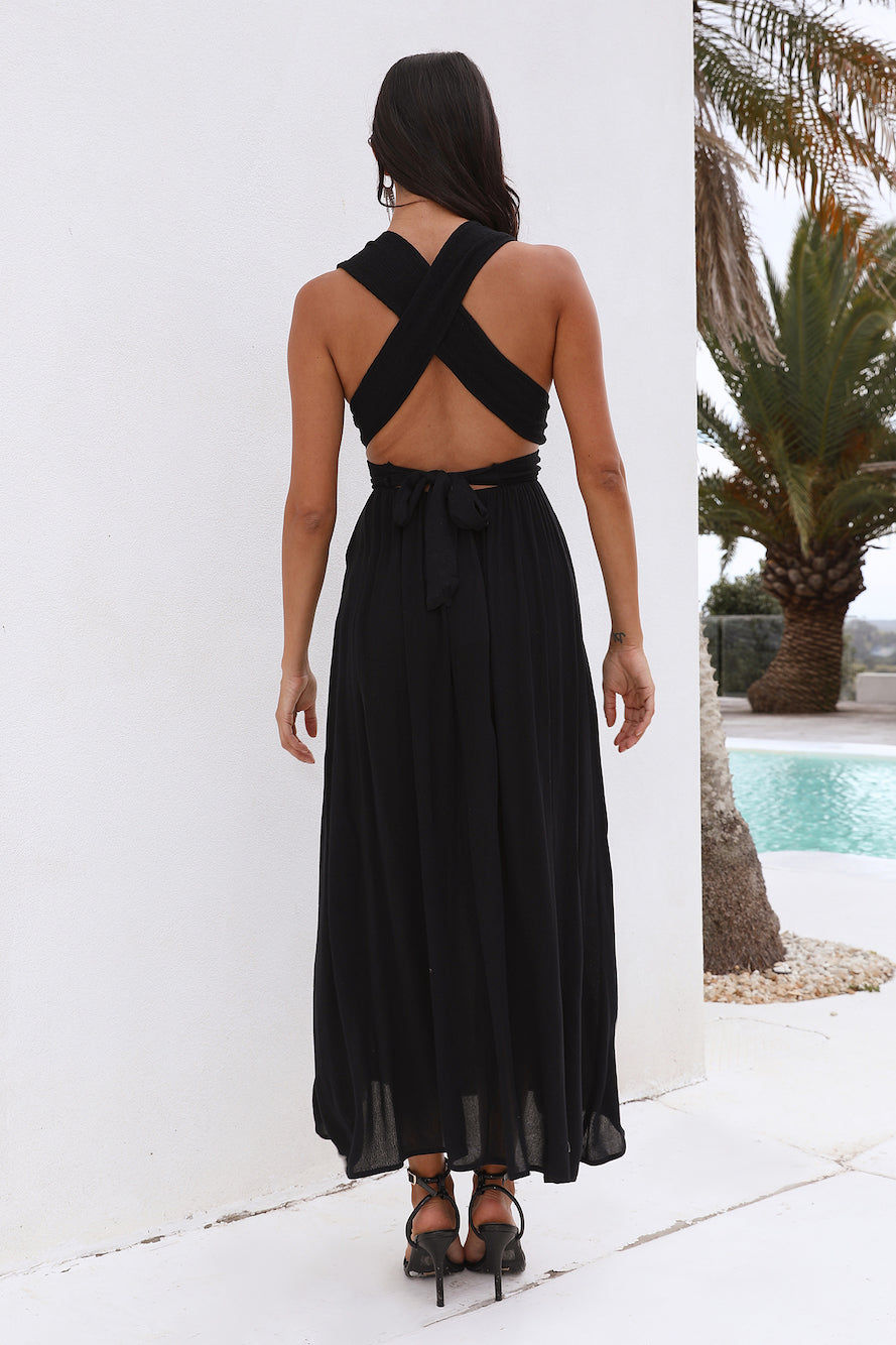 Free Me Maxi Dress Black