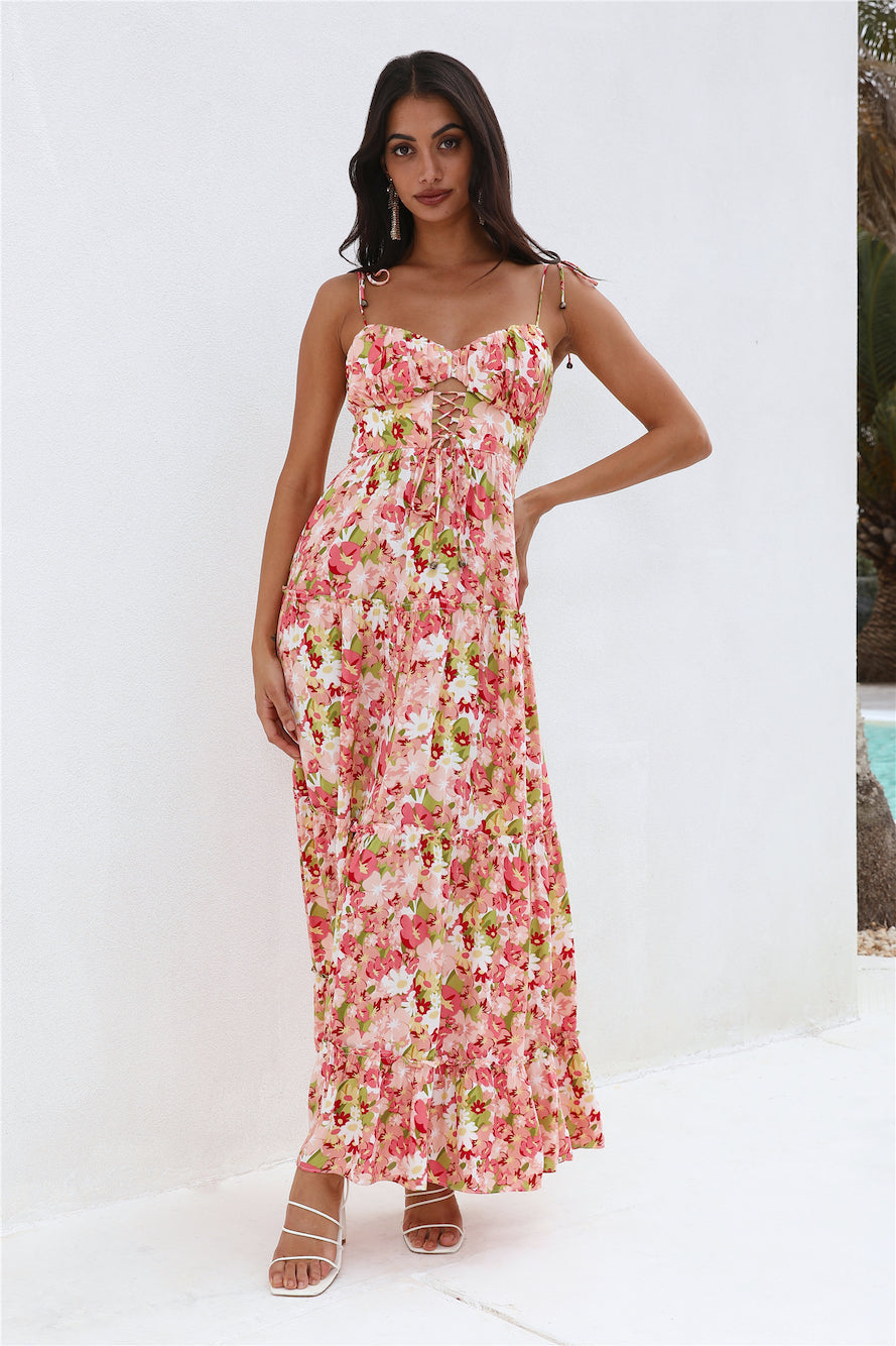 Sunset Pictures Maxi Dress Pink
