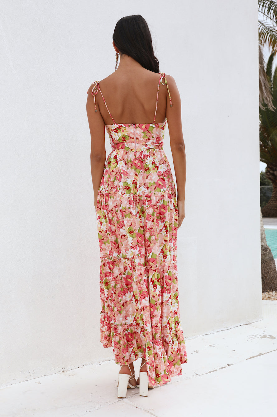 Sunset Pictures Maxi Dress Pink