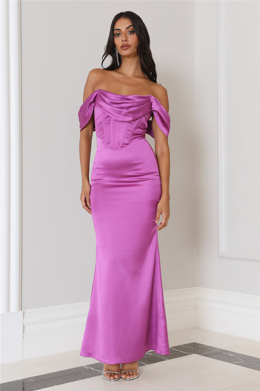Kingdom Come Maxi Dress Purple