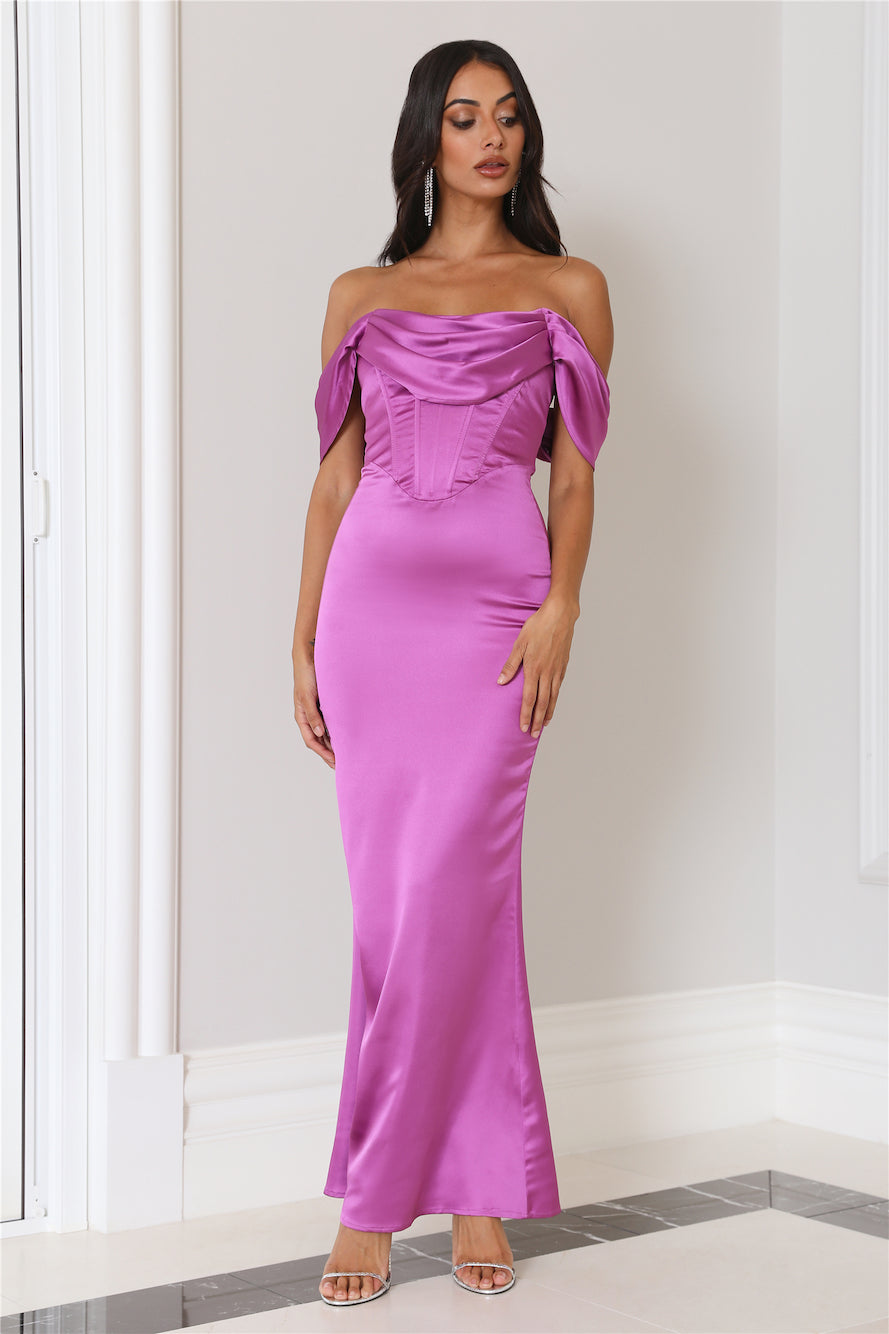 Kingdom Come Maxi Dress Purple