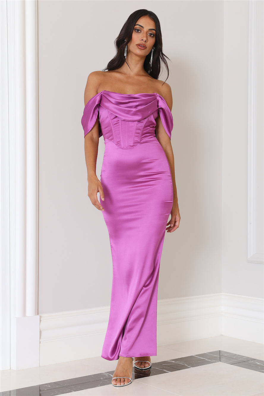 Kingdom Come Maxi Dress Purple