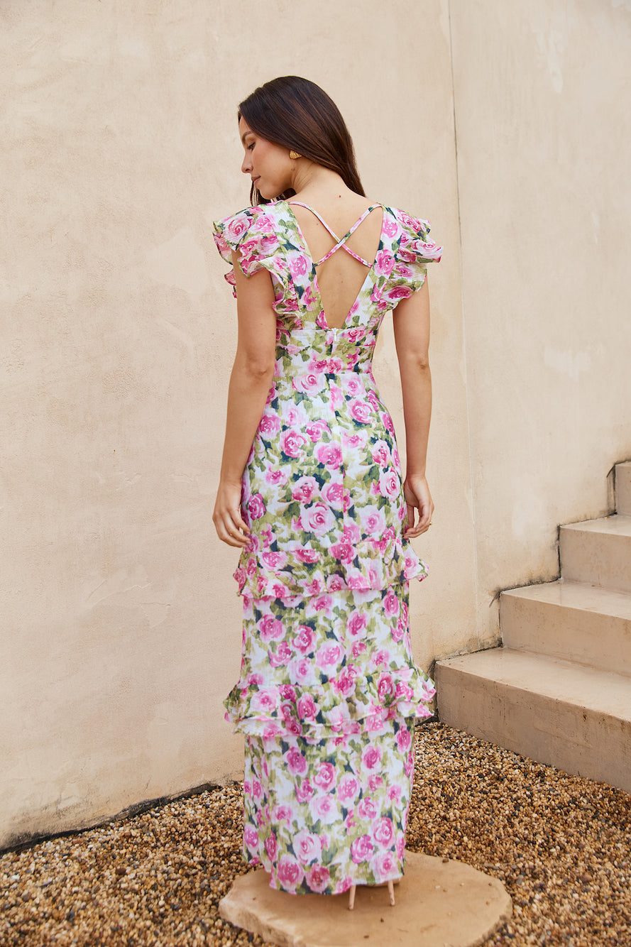 Truly Mesmerising Maxi Dress Pink