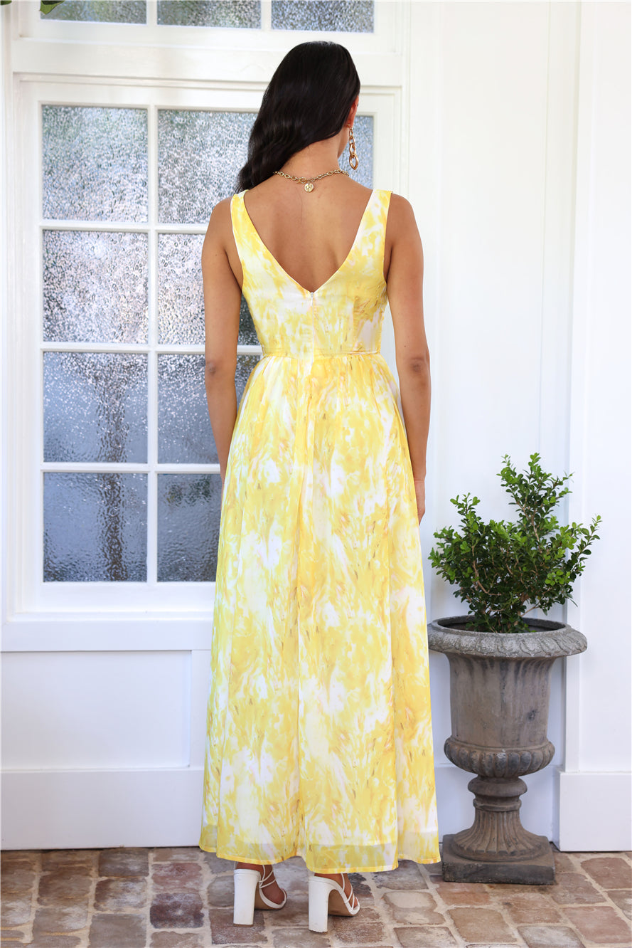 Styled By You Maxi Dress Yellow