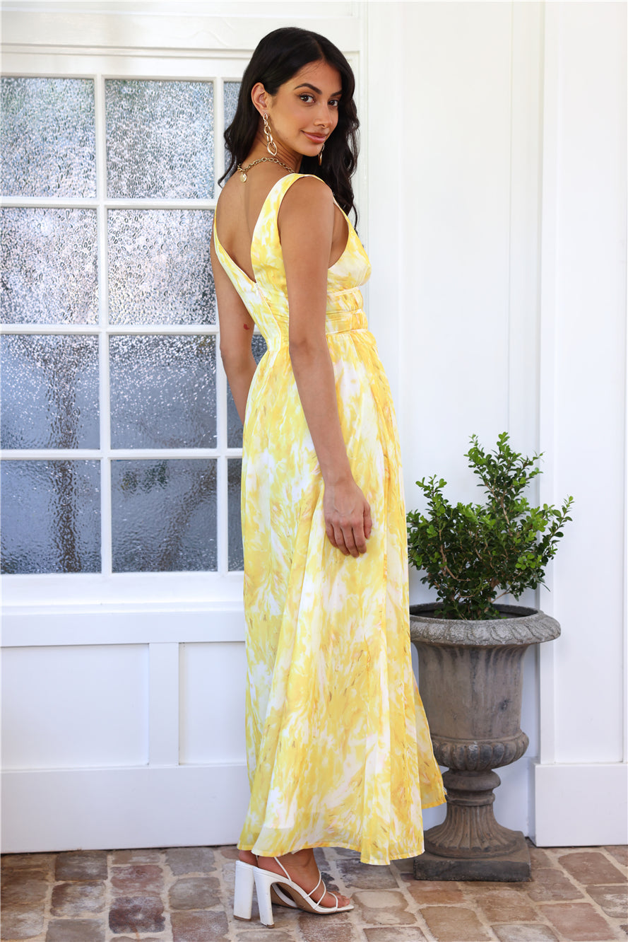 Styled By You Maxi Dress Yellow