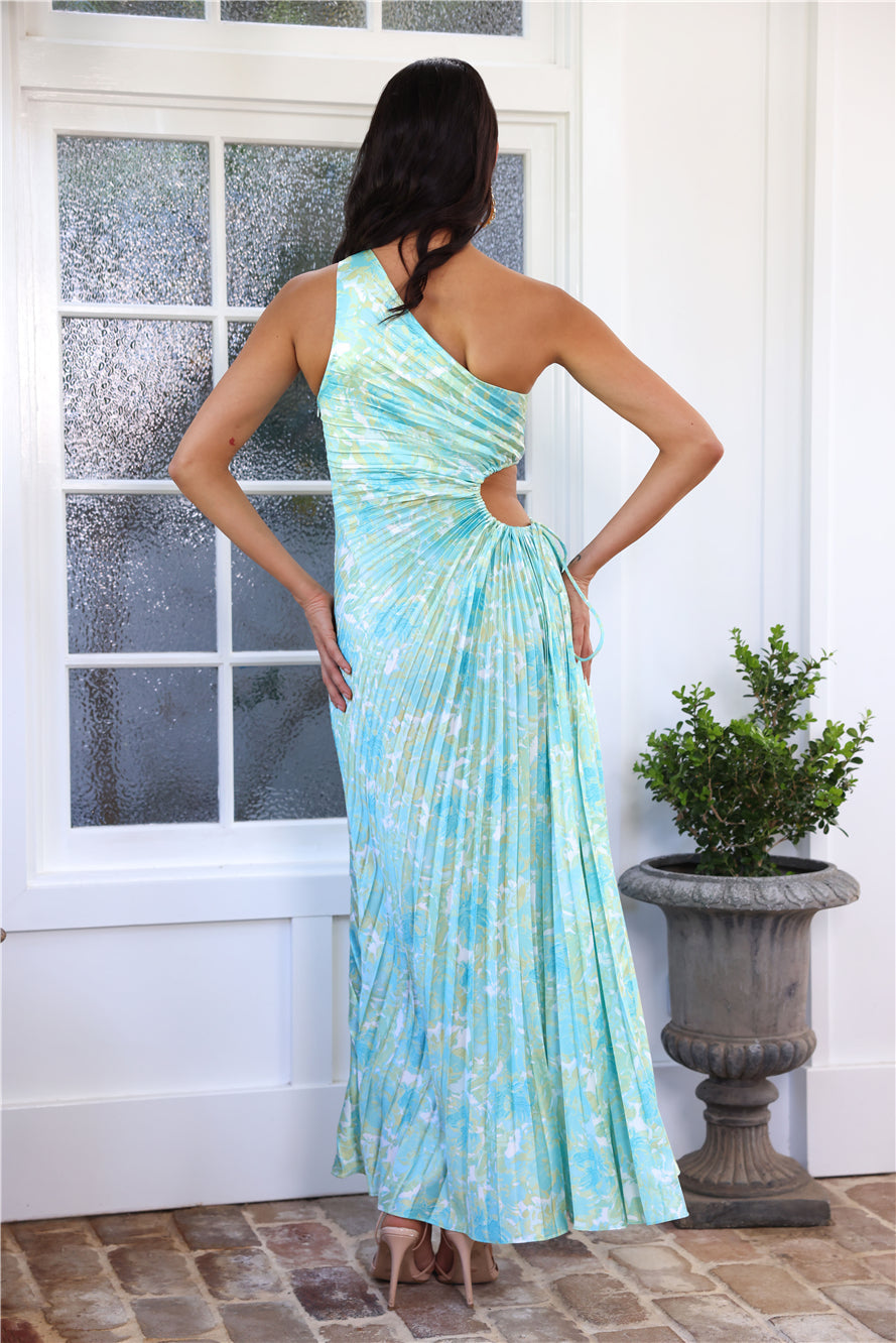 Knowledge Of Style Maxi Dress Blue