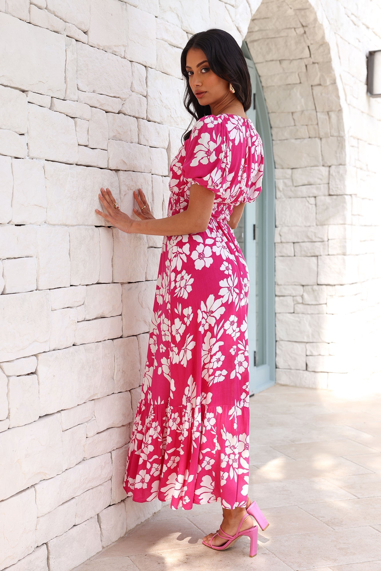 Five Star Style Maxi Dress Pink