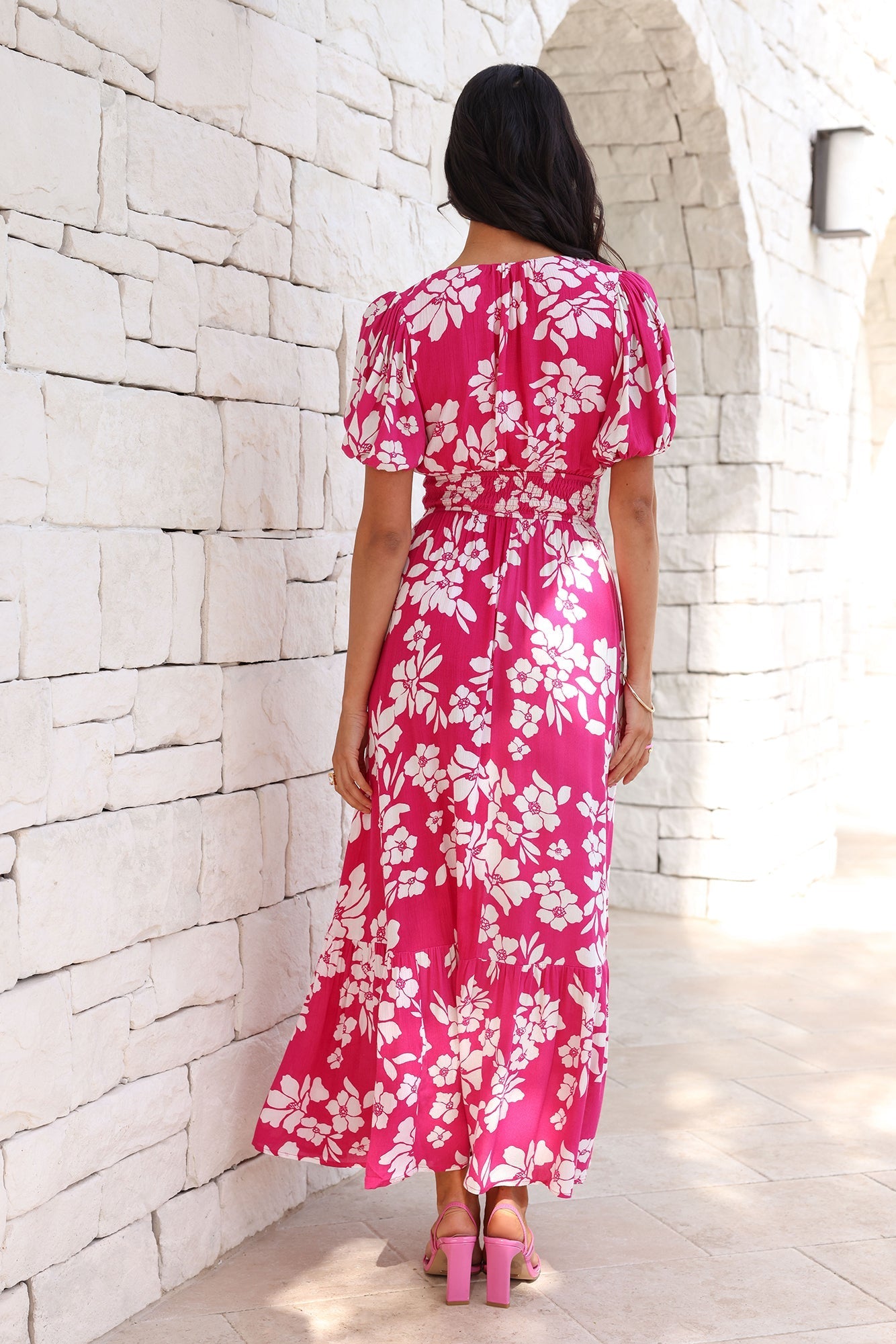 Five Star Style Maxi Dress Pink