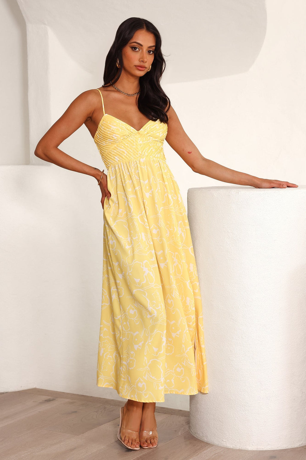 Coolest Love Maxi Dress Yellow