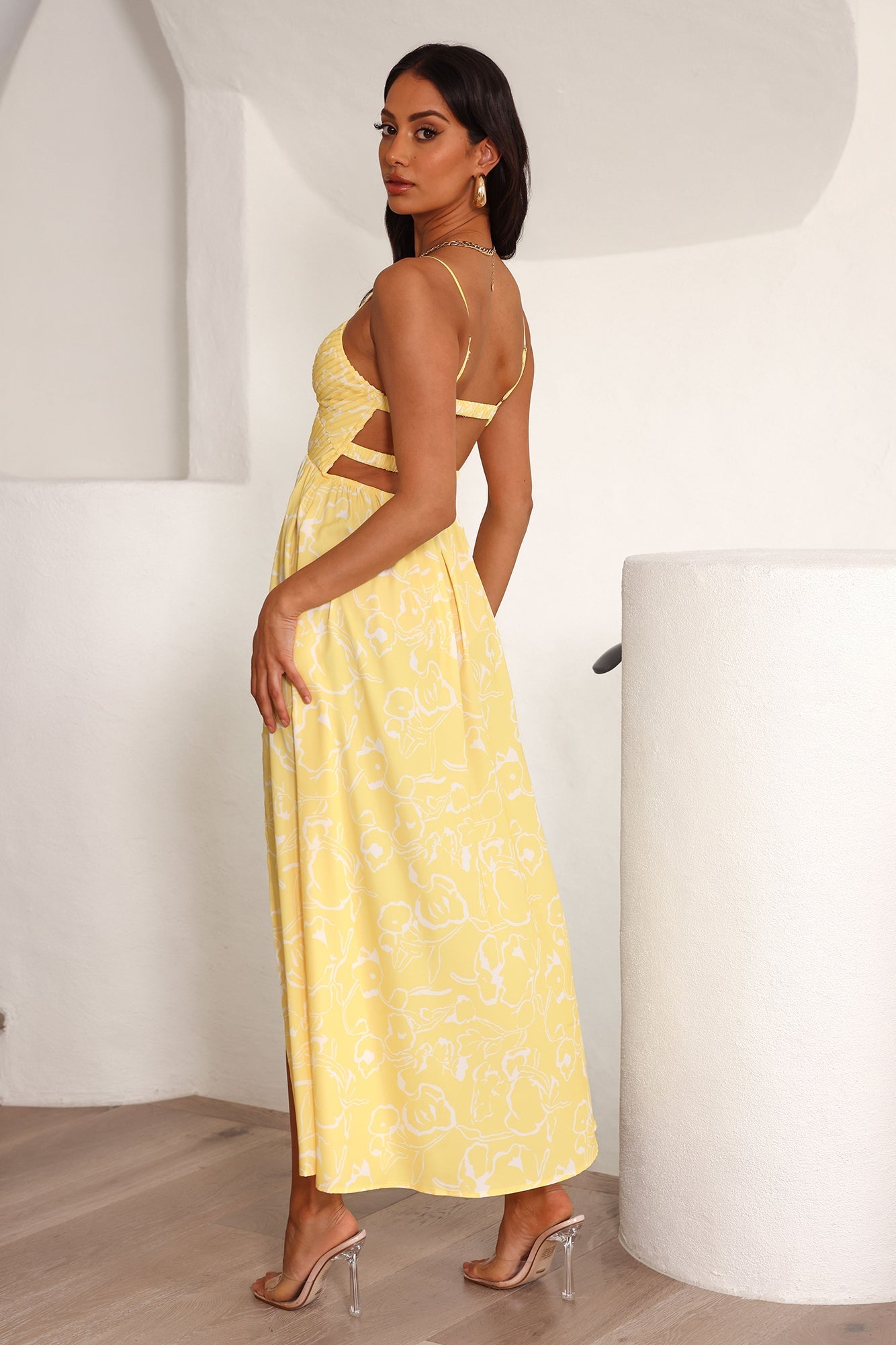Coolest Love Maxi Dress Yellow