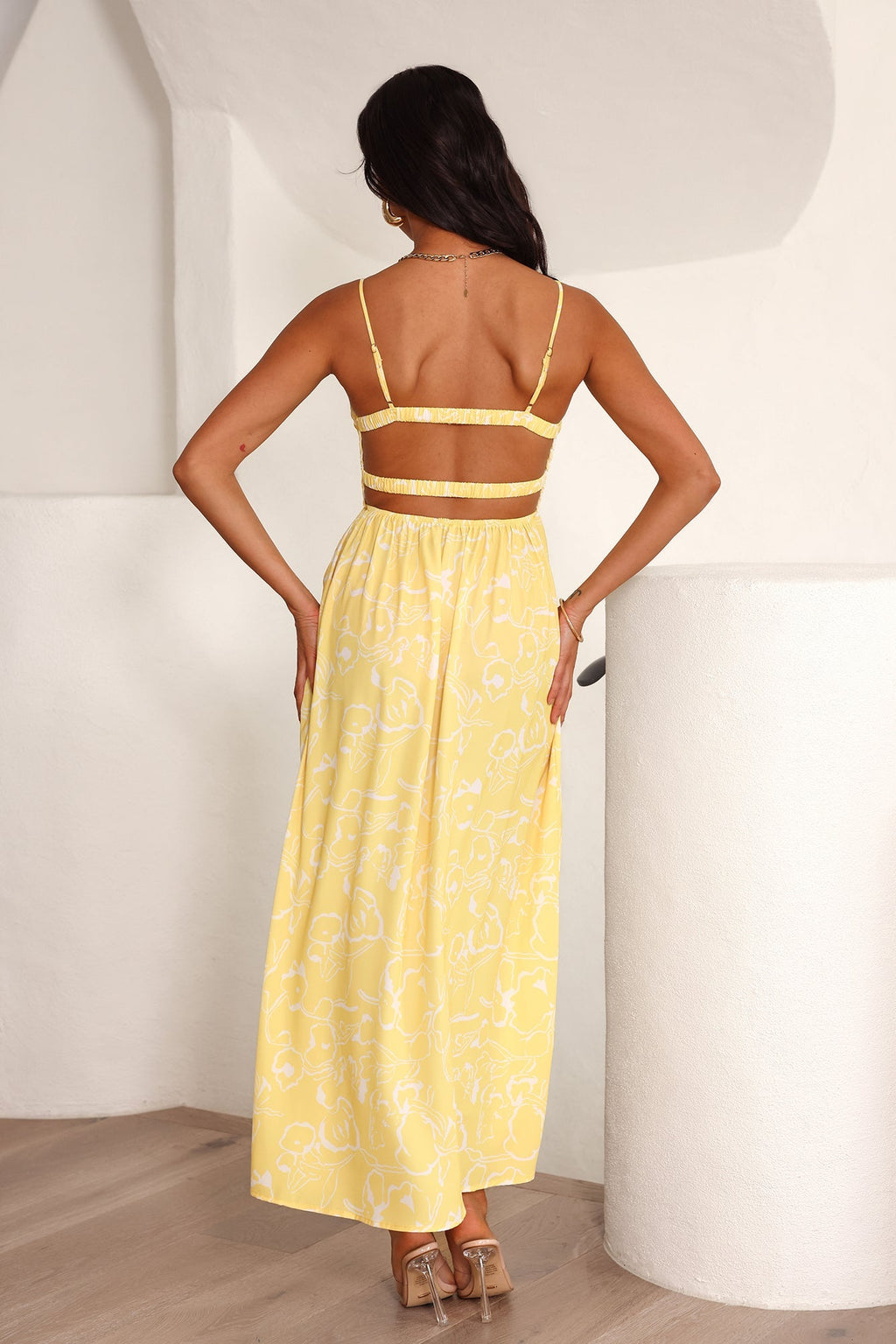Coolest Love Maxi Dress Yellow