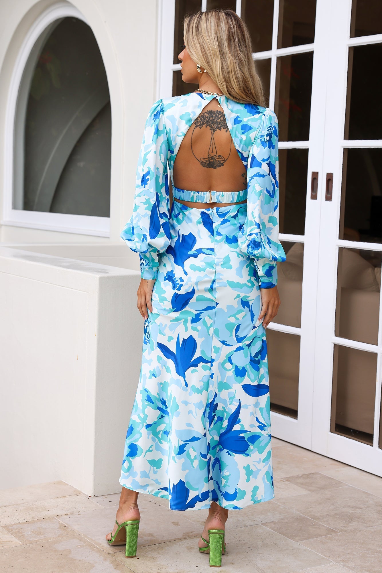 Follow Your Dreams Maxi Dress Blue