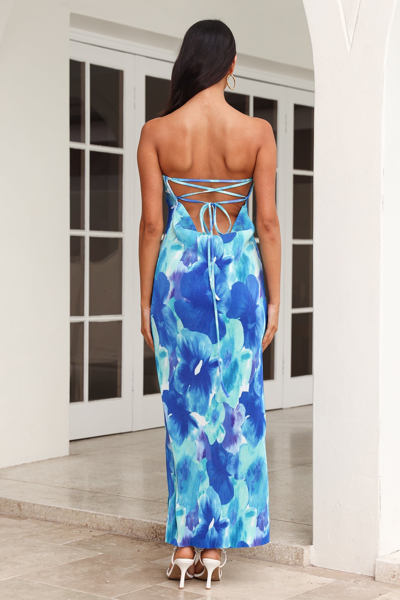Keep Moving Forward Maxi Dress Blue