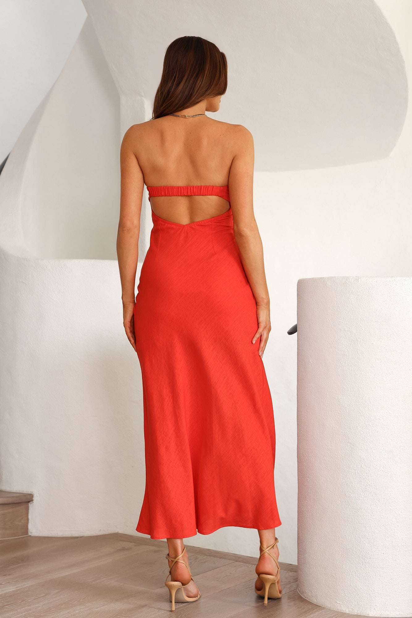 Moves To Make Maxi Dress Red