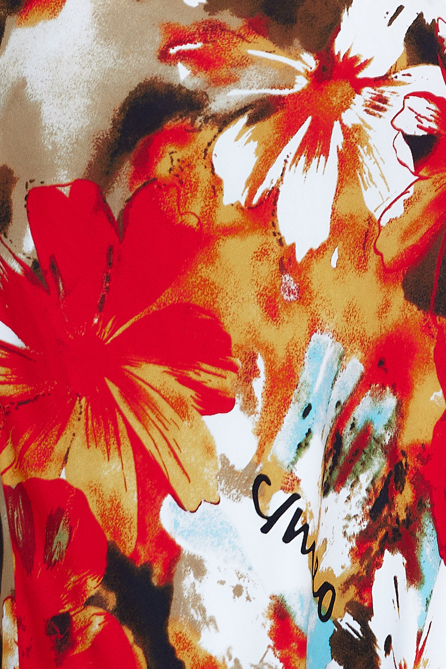 C/Meo Adore You Midi Dress Miami Floral