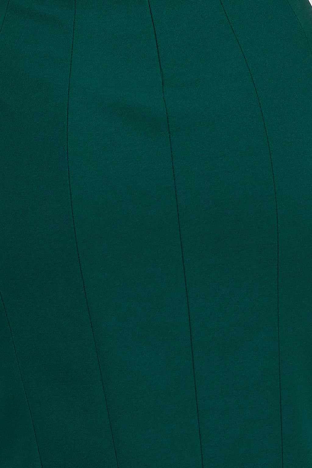 Arctic Cool Midi Dress Forest Green