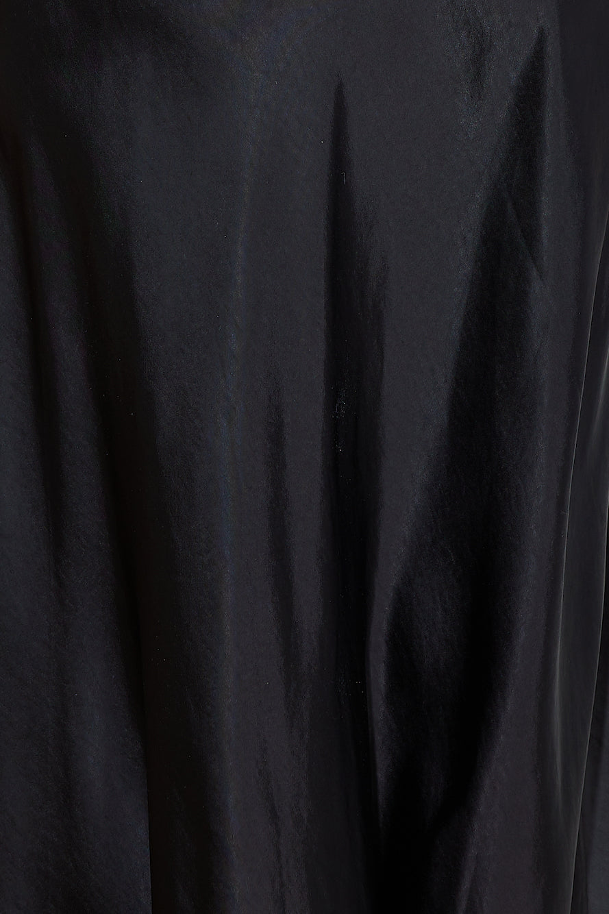 Dreams Of Silk Maxi Dress Black