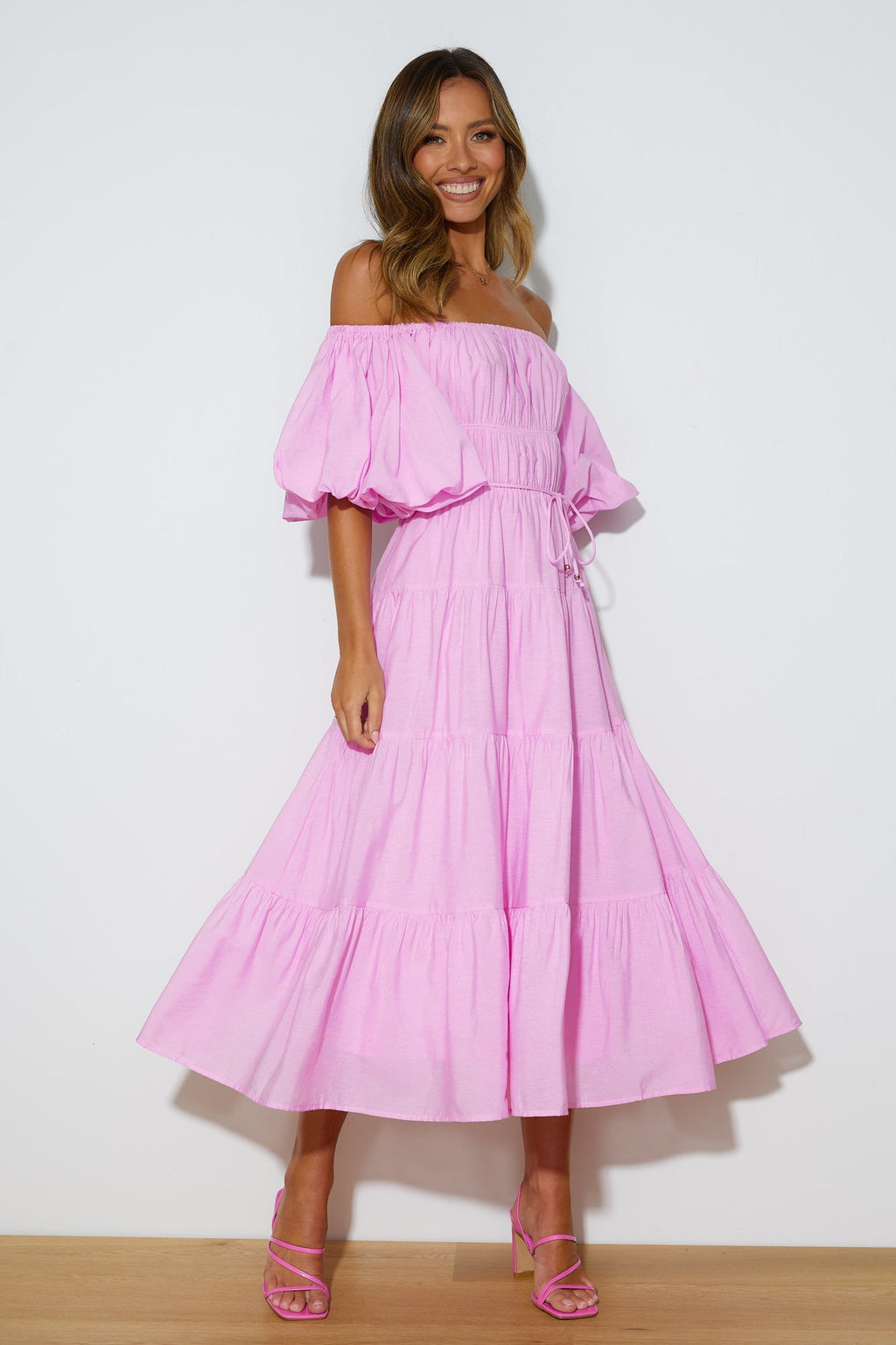 Dessert Run Maxi Dress Pink