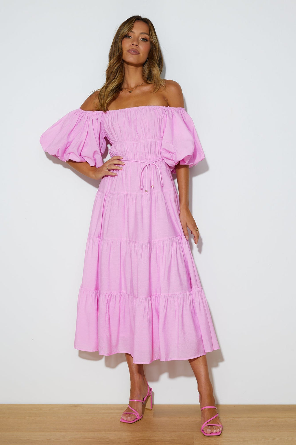 Dessert Run Maxi Dress Pink