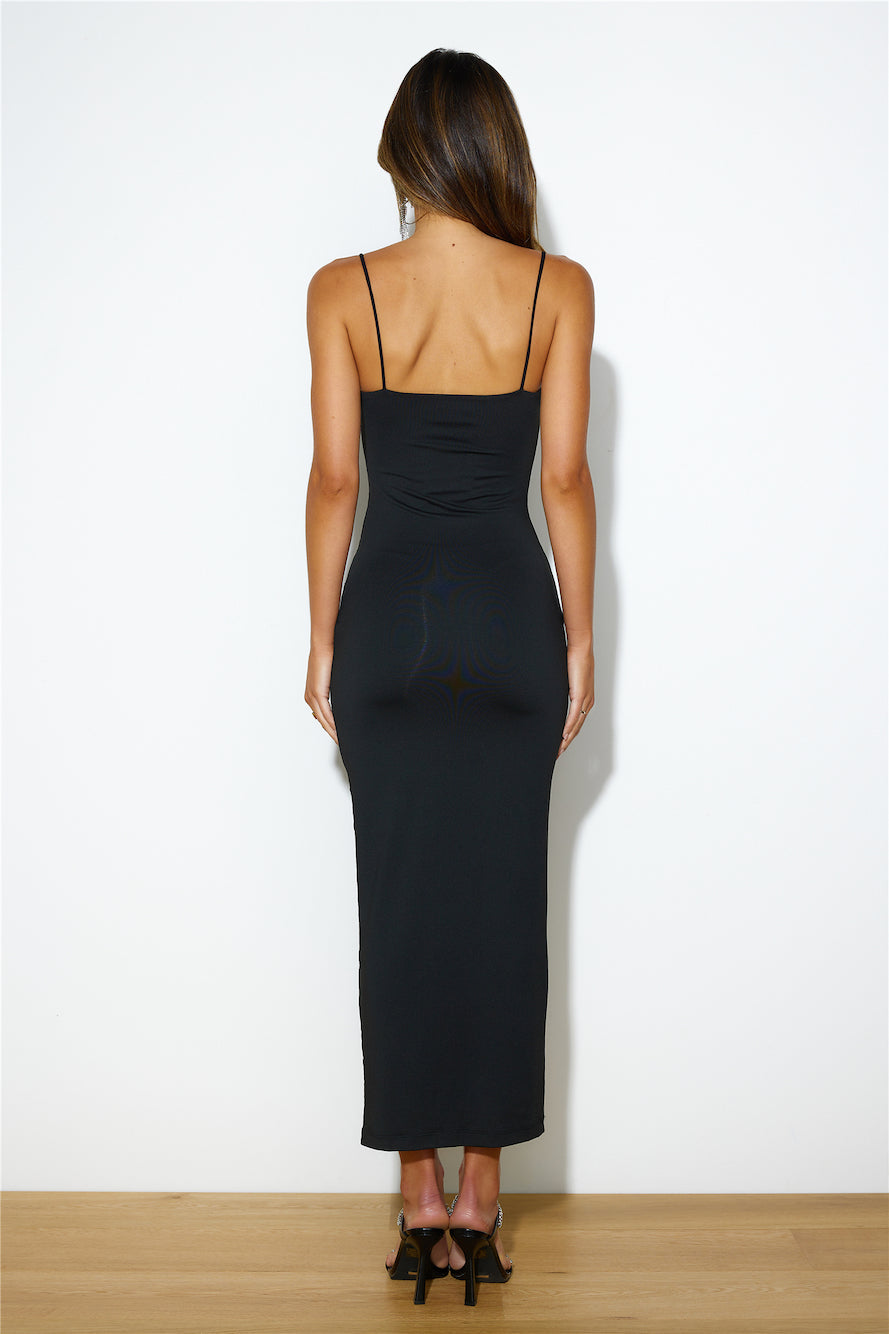 Every Girl Wants Maxi Dress Black