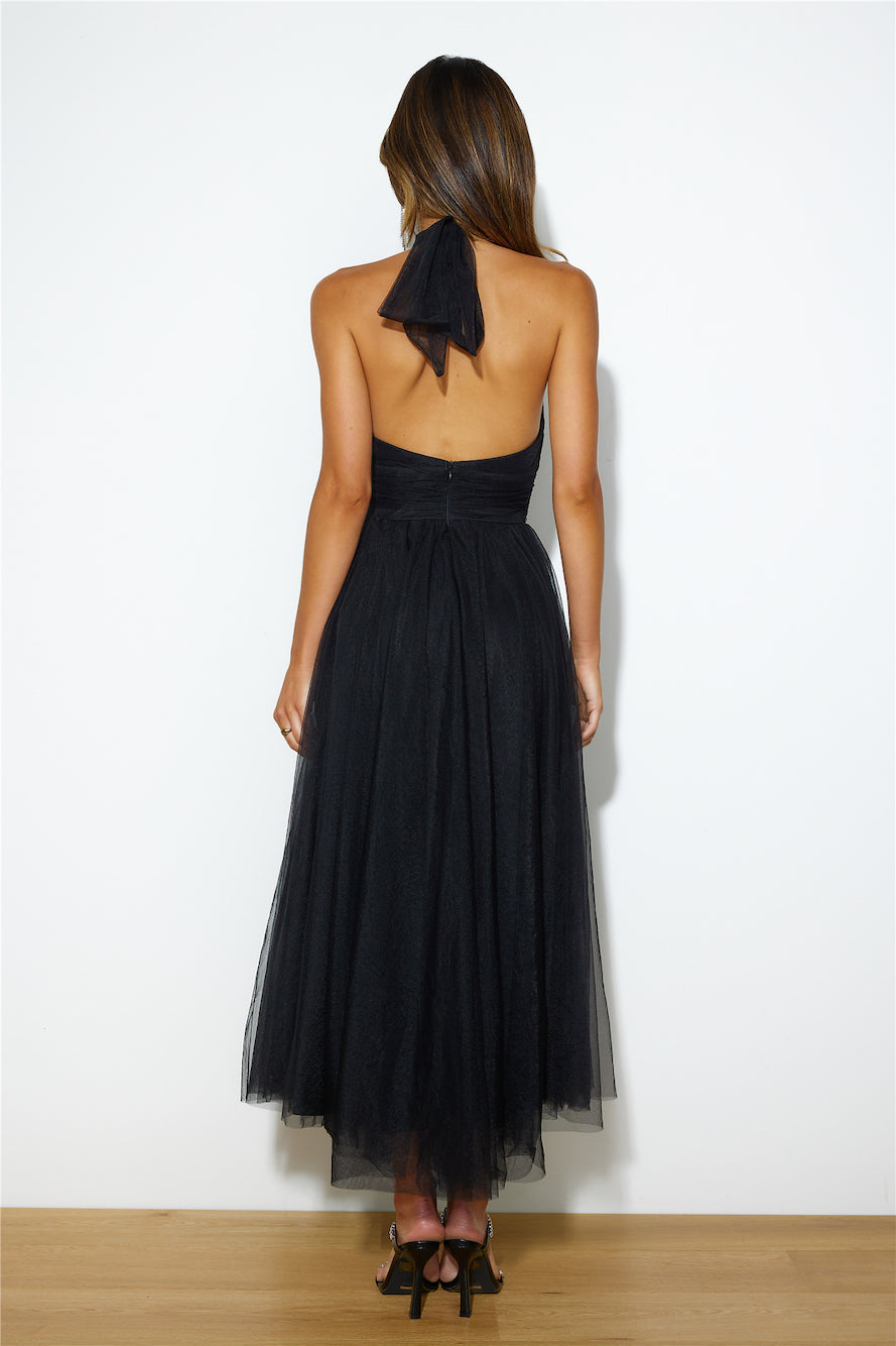 Tangled Up Maxi Dress Black
