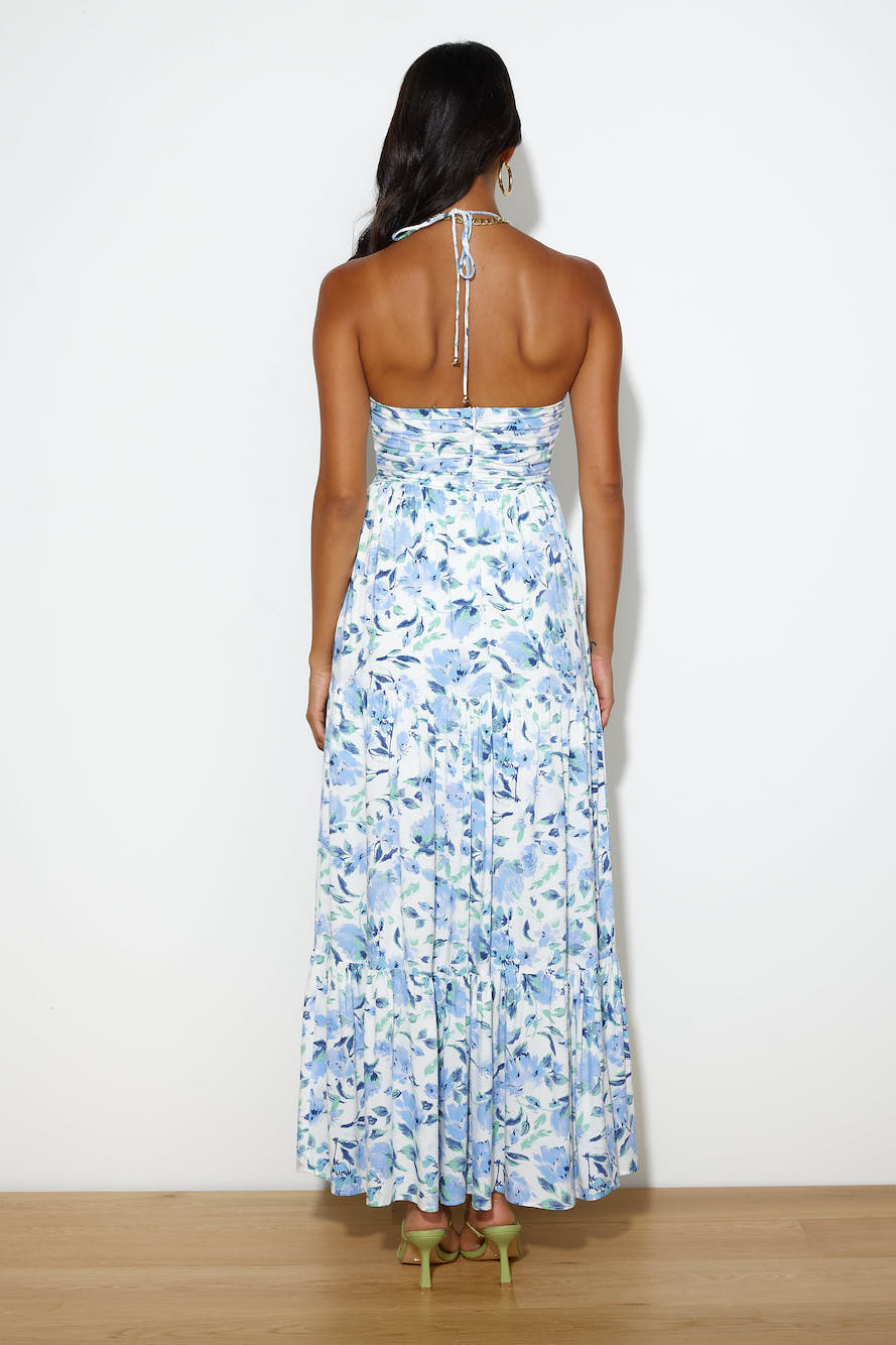 Feel Fresher Maxi Dress Blue