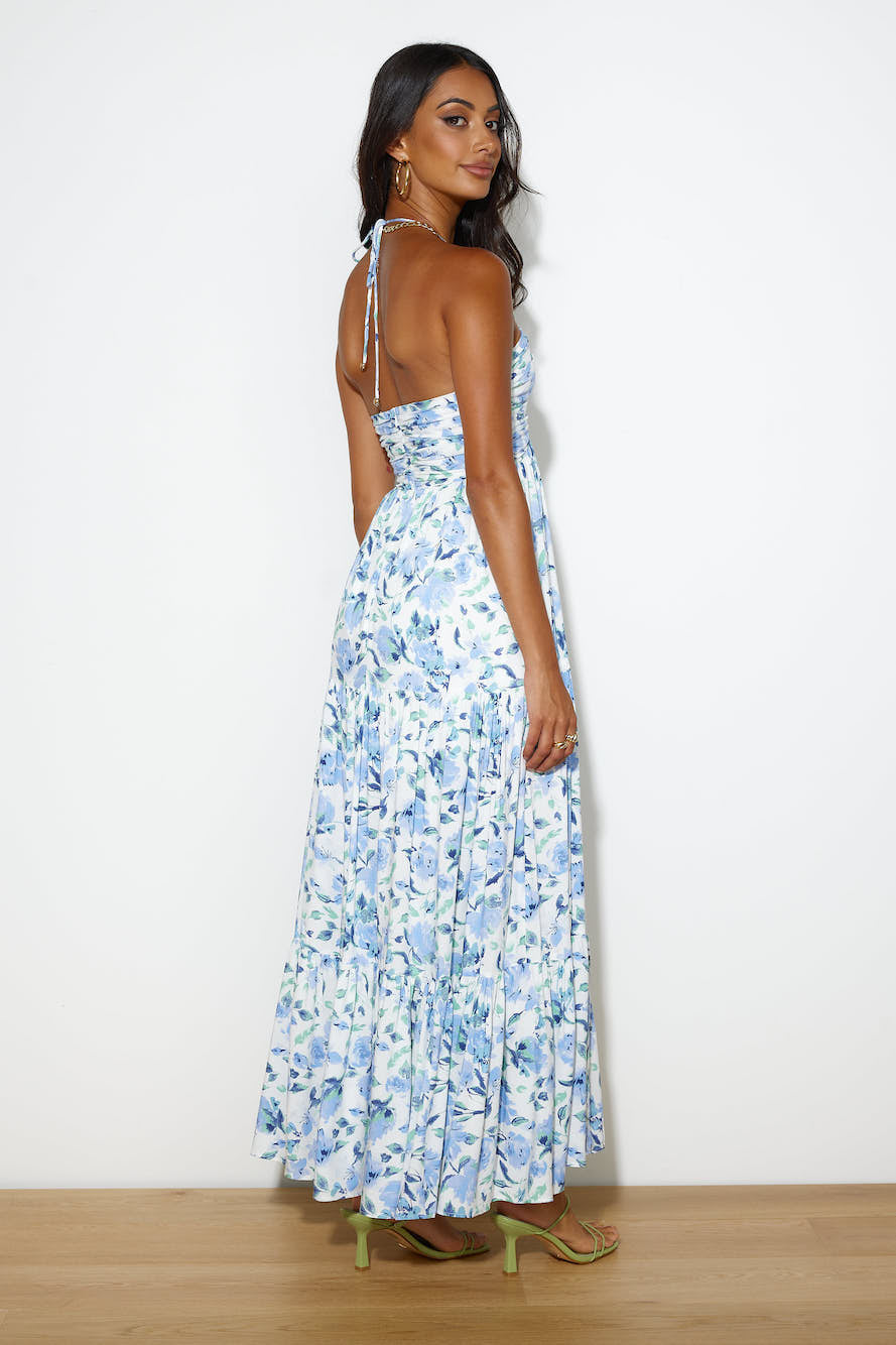 Feel Fresher Maxi Dress Blue