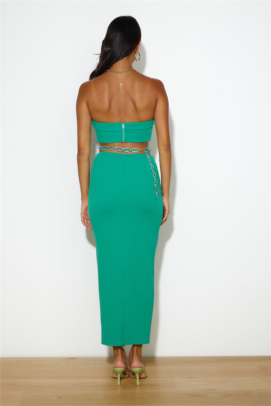 Connect With Me Maxi Dress Green