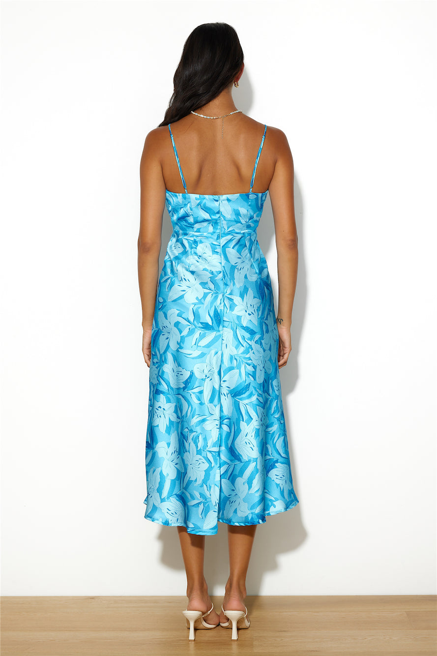 Find Us Here Maxi Dress Blue