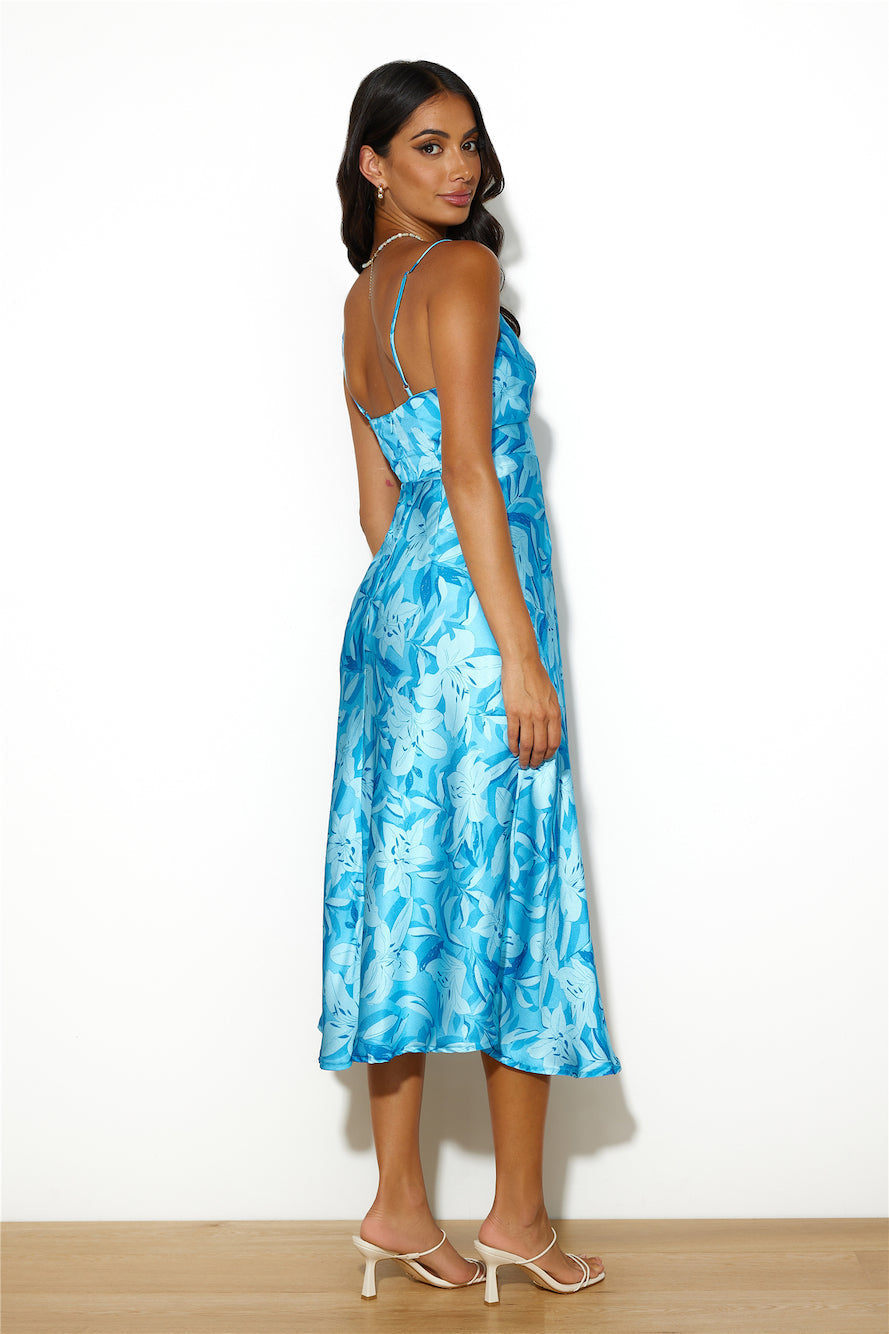 Find Us Here Maxi Dress Blue