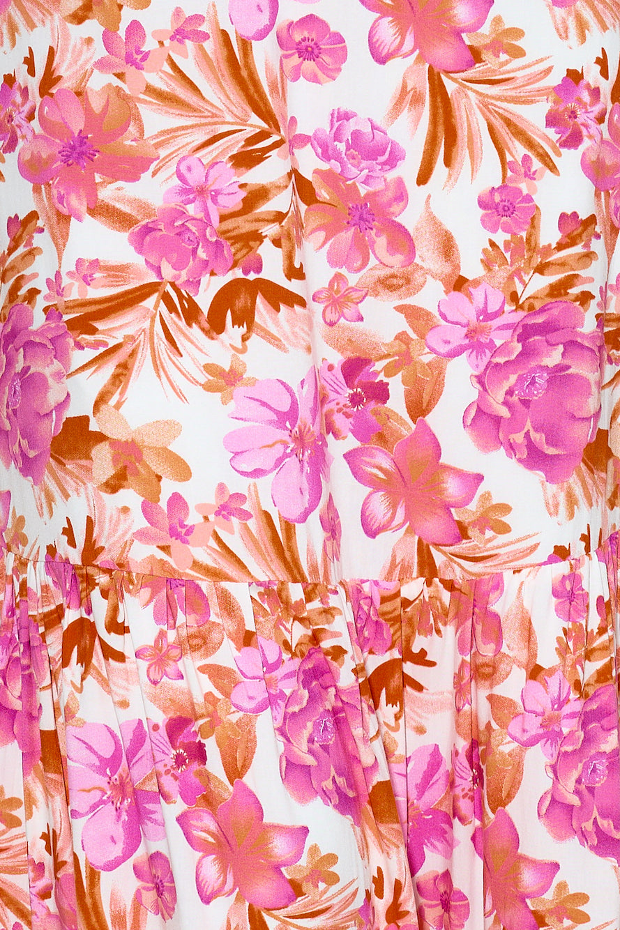 Lover Of Print Maxi Dress Pink