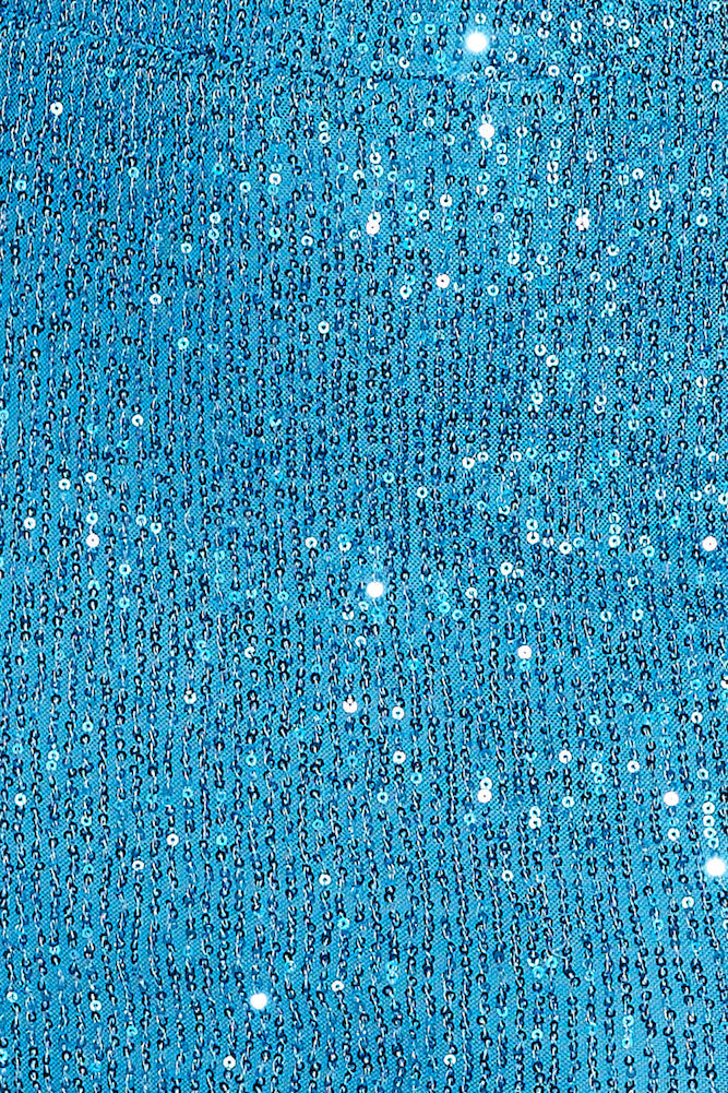 All Eyes On Her Sequin Midi Dress Blue