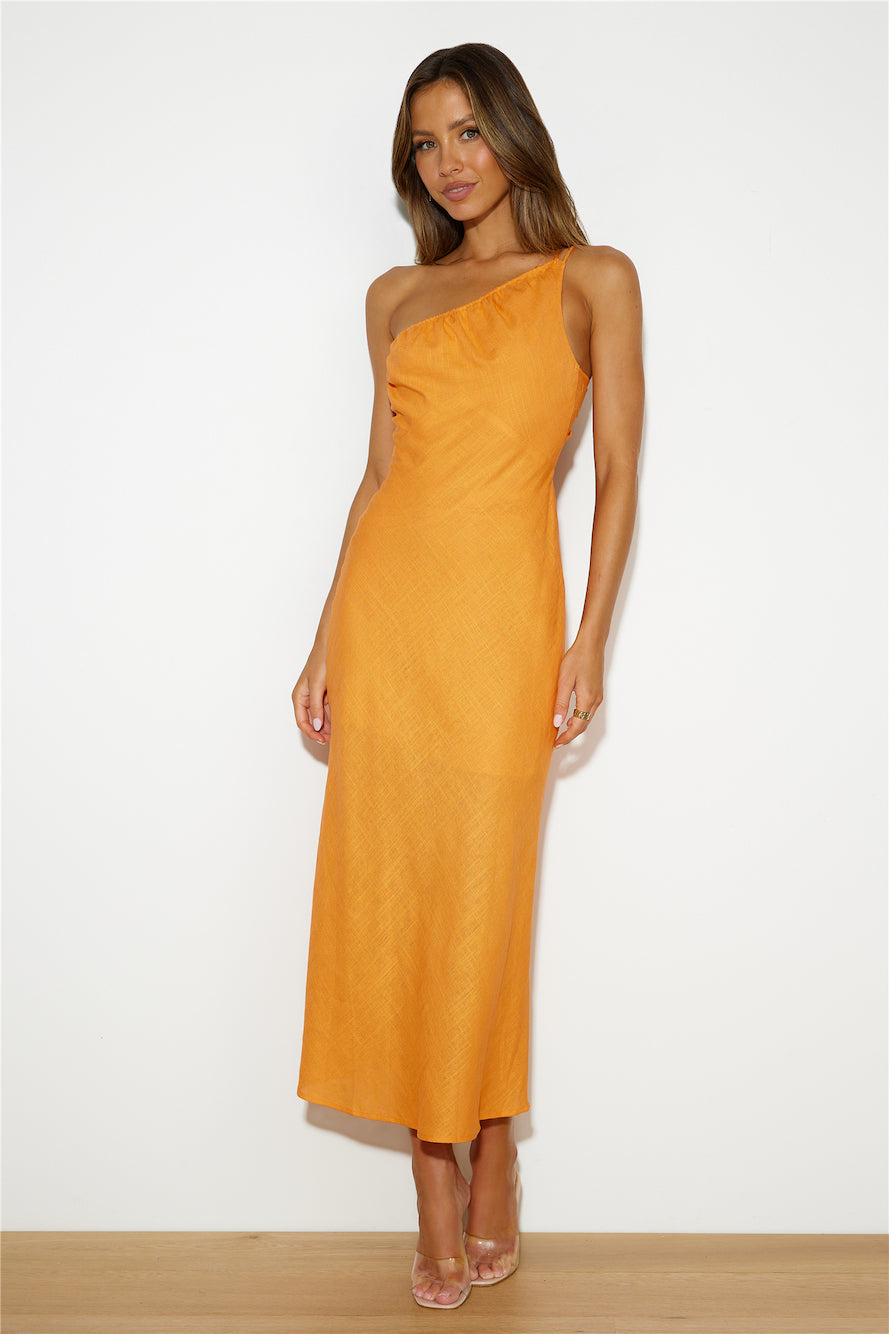 Daylight Days Midi Dress Orange