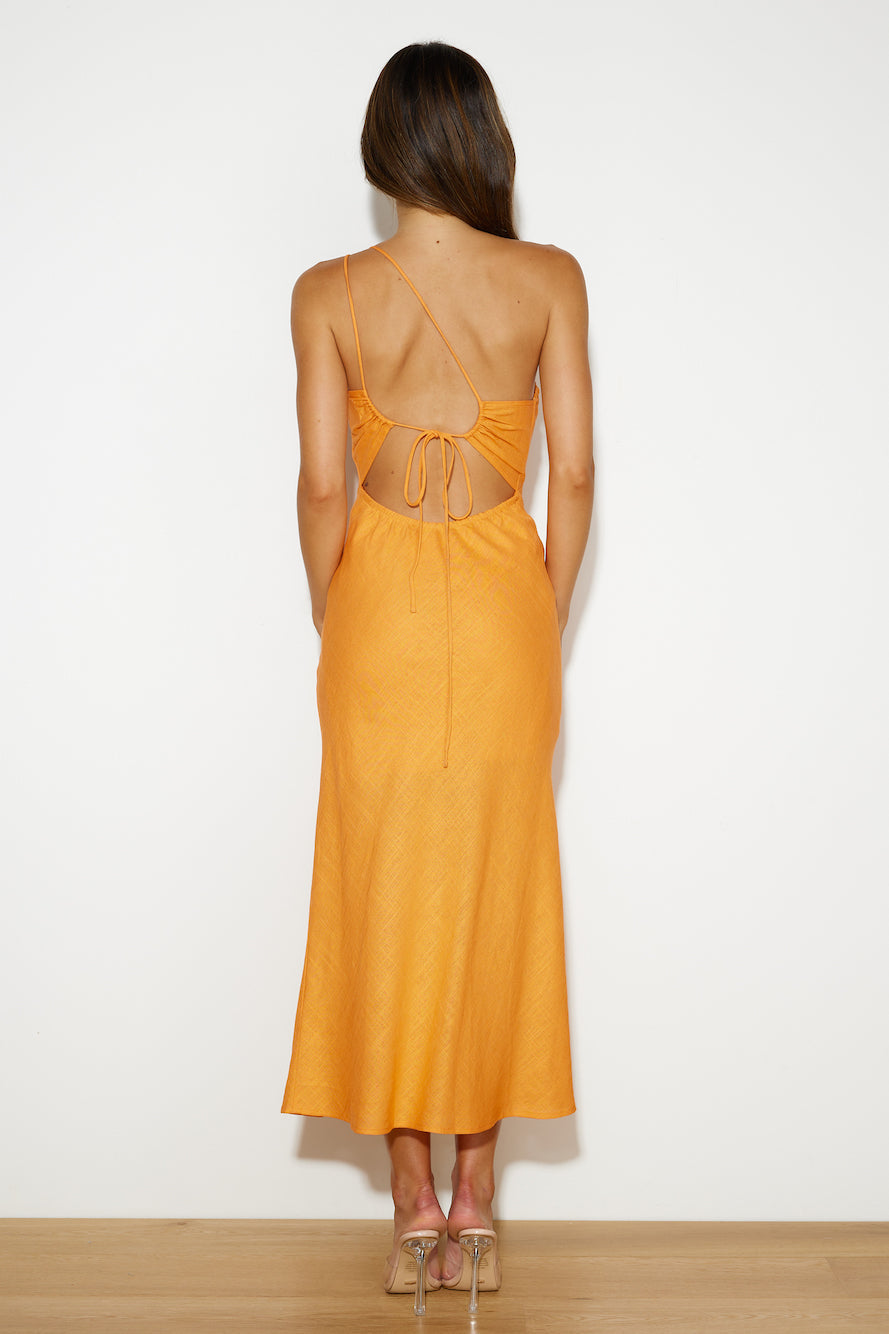 Daylight Days Midi Dress Orange