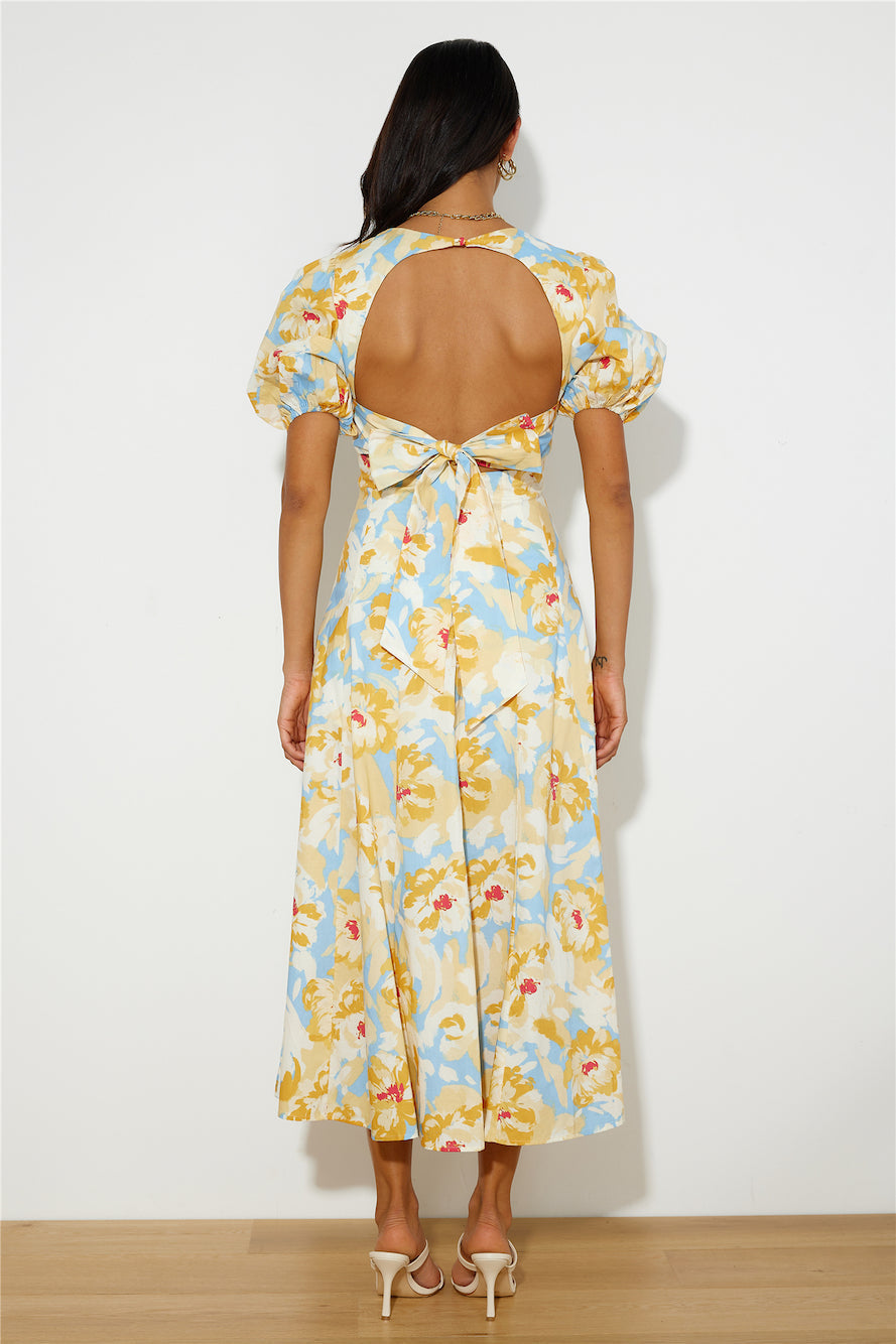 Daytime 'Fit Midi Dress Yellow