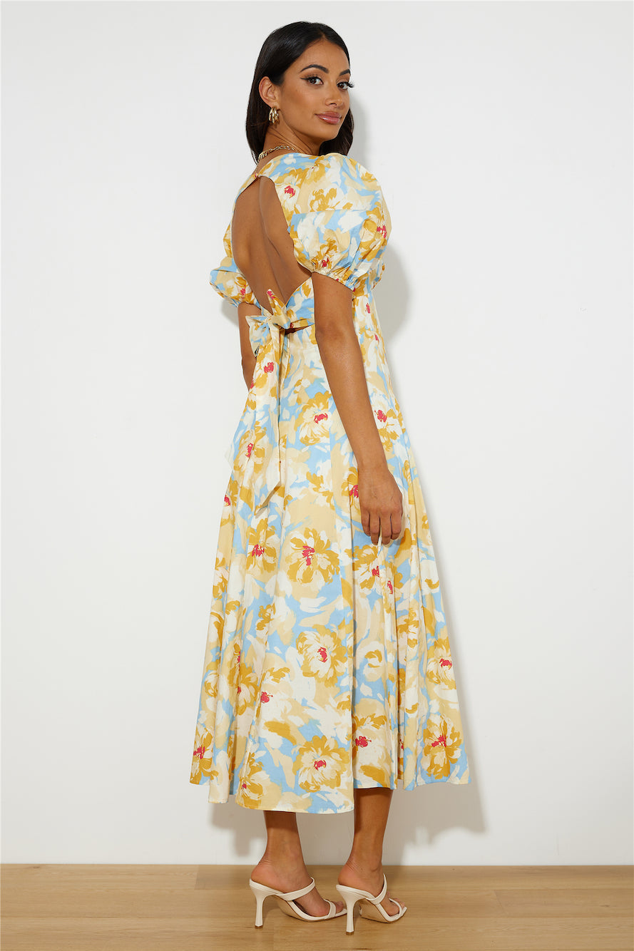 Daytime 'Fit Midi Dress Yellow