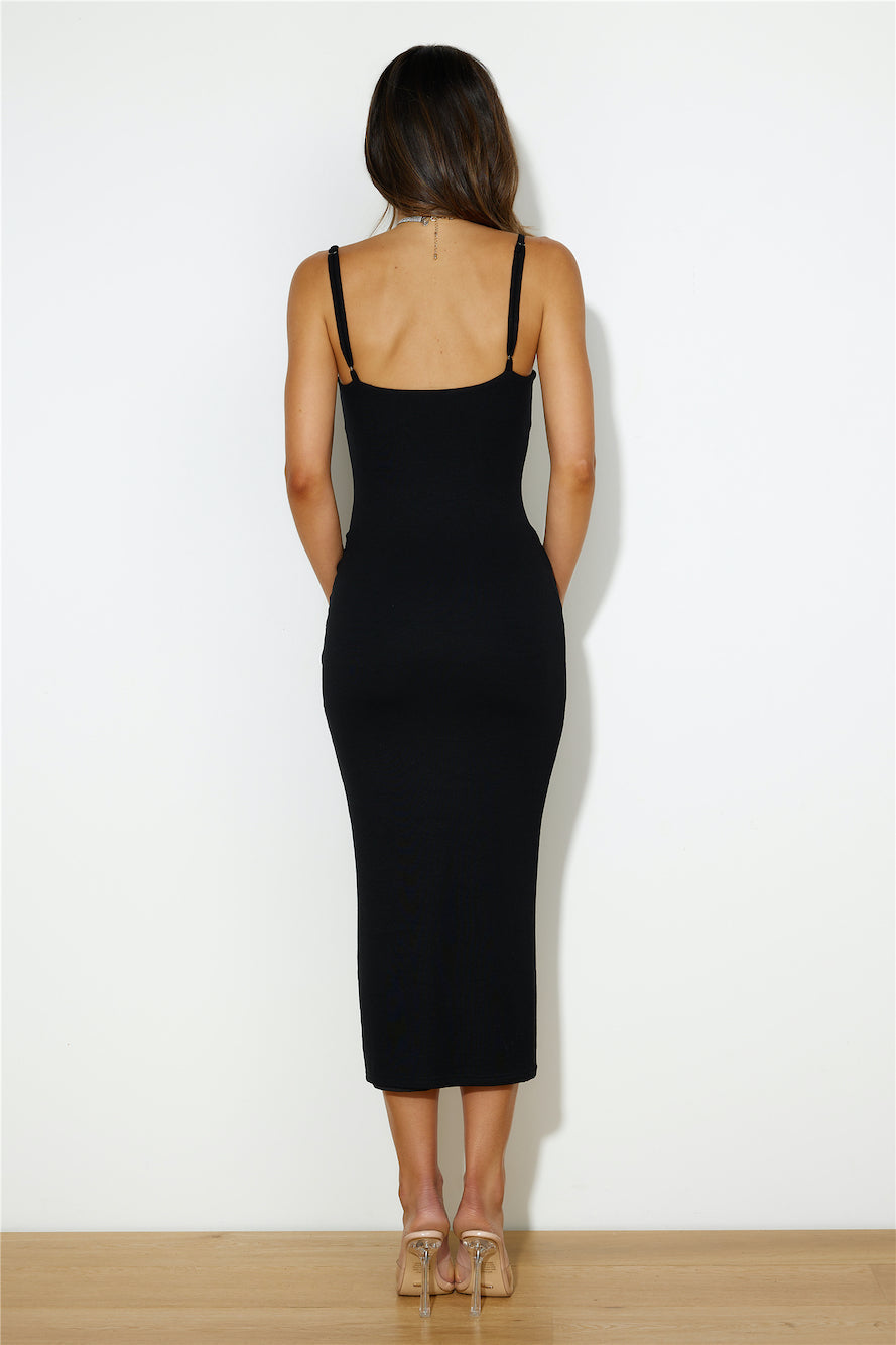 Beauty In The Day Maxi Dress Black