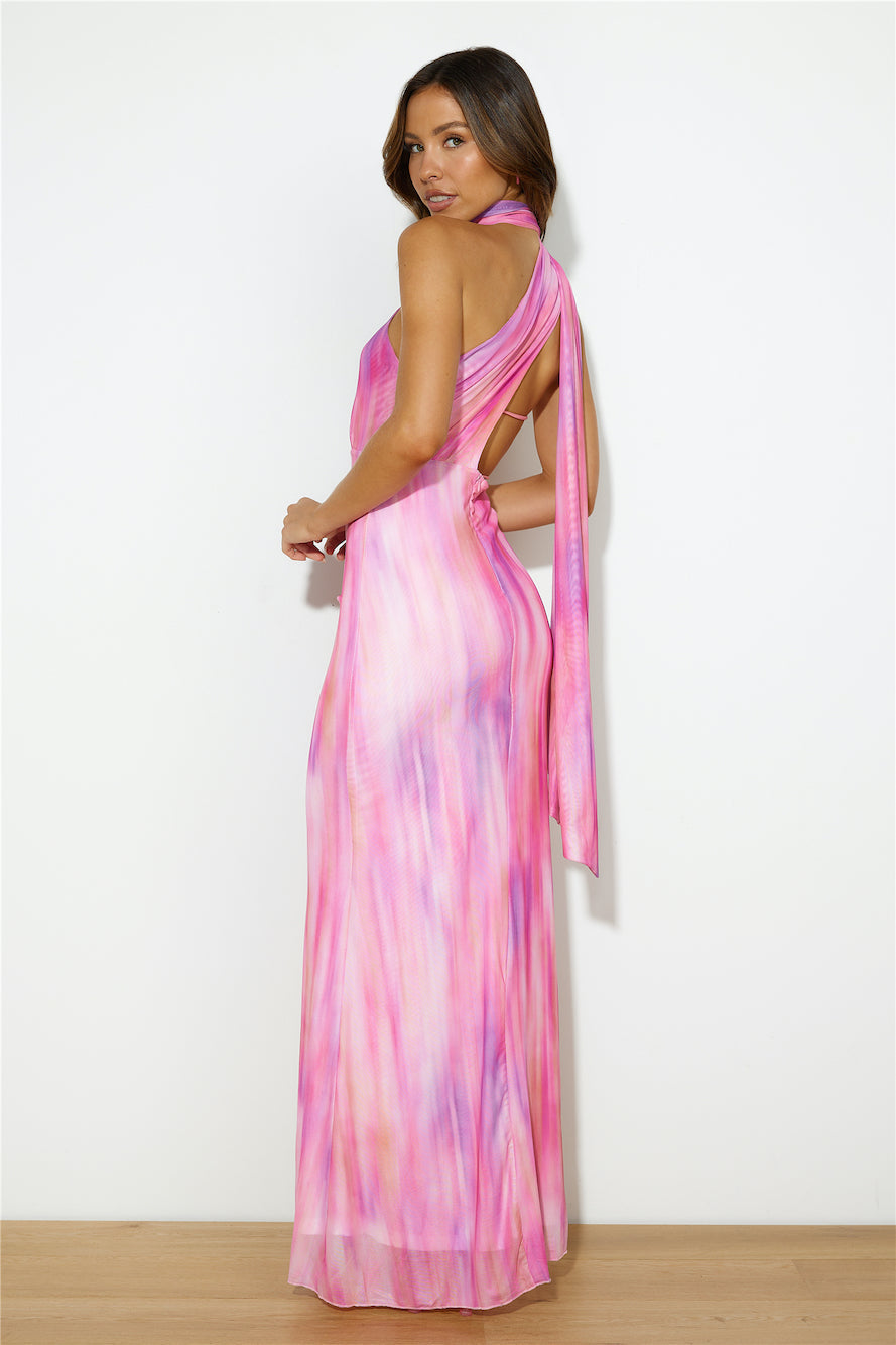 Looks To Love Maxi Dress Pink