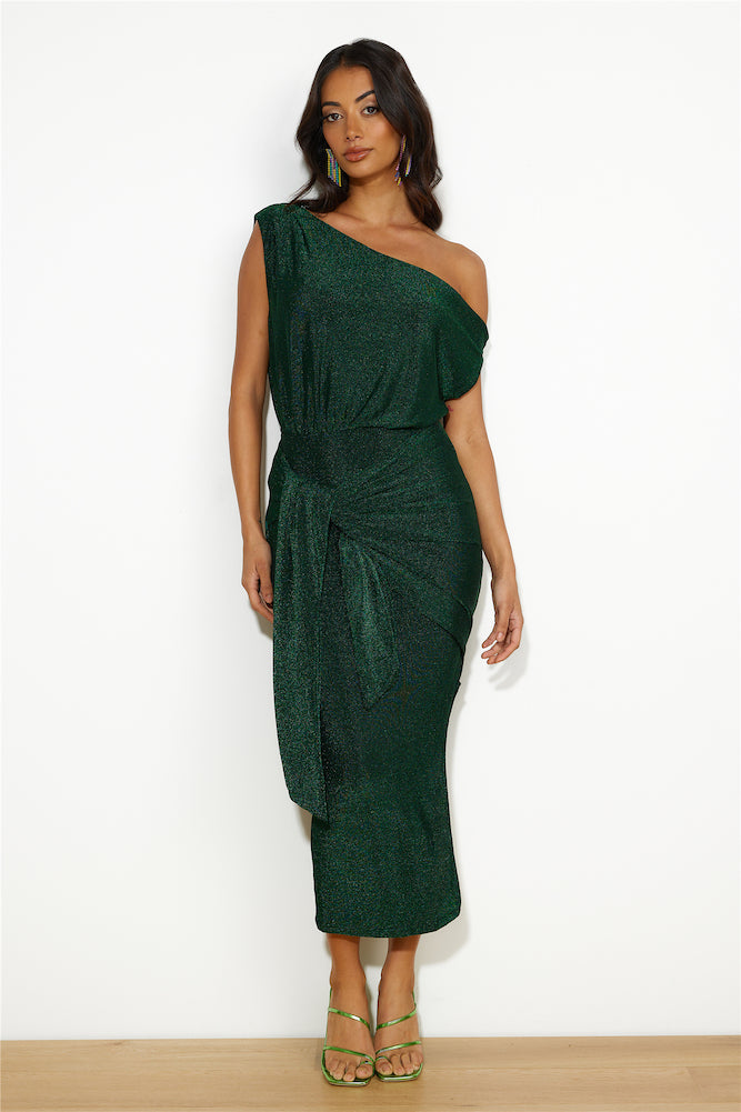 Desired By Me Midi Dress Green