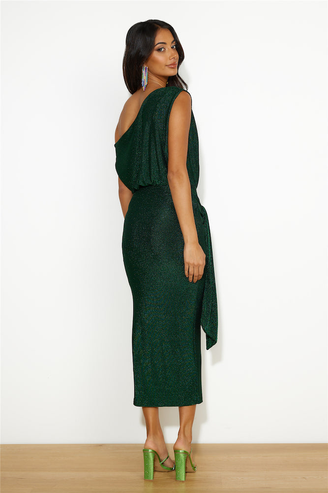 Desired By Me Midi Dress Green