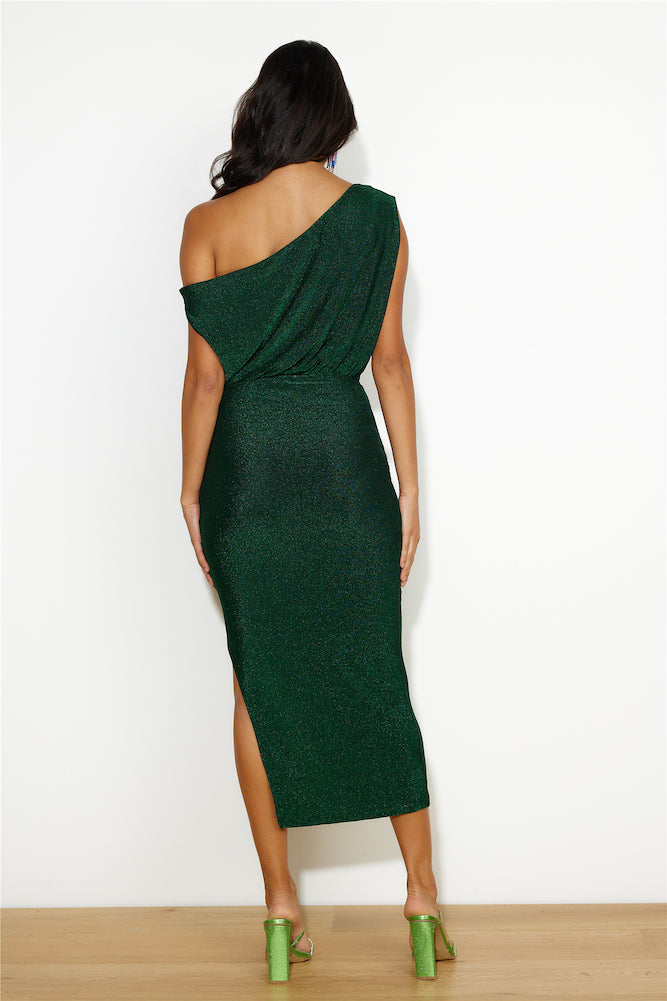 Desired By Me Midi Dress Green