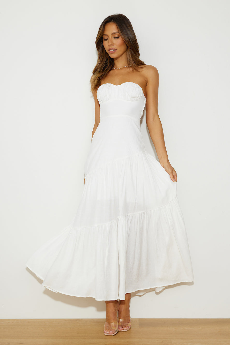 Summer Girl Maxi Dress White